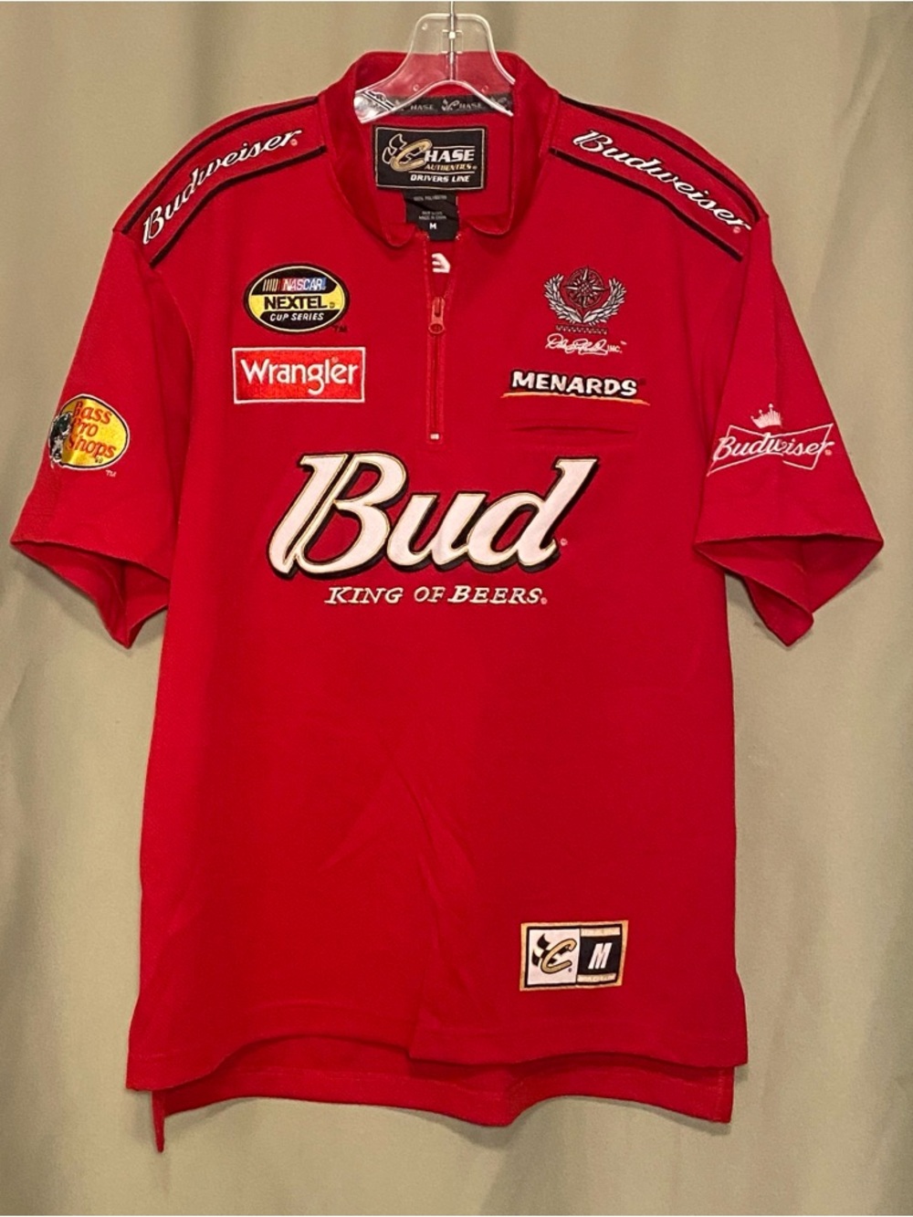 Vintage Chase Authentics Drivers Line Dale Earnhardt Jr #8 1/4 Zip Pullover  M